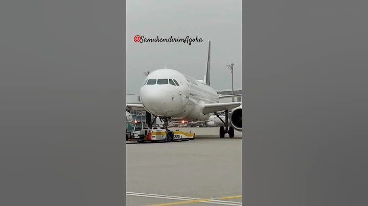 Airbus A320 Morning trip Pushback #munich #aviation #airport