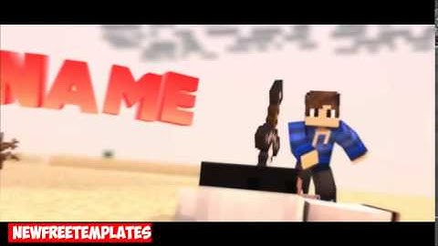 Free Minecraft Animation Intro Template [C4D, AE]