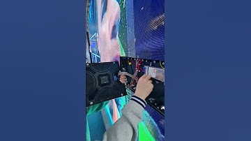 Installing LED modules. #eagerled #leddisplay #ledvideowall #ledwalldisplay #shorts
