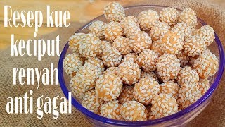 RESEP KUE KECIPUT RENYAH ANTI GAGAL | NO OVEN NO MIXER | KUE KERING | KUE LEBARAN