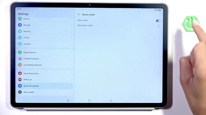 HUAWEI MatePad 11.5 (2025) – How to Enable Demo Mode