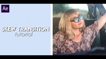 skew transition tutorial | after effects ･ﾟ✧