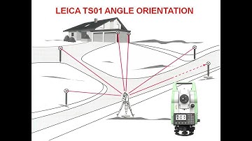 Leica Total Station TS01 Station Setup | Angle Orientation | Northing | Set Orientation