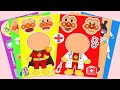 【癒しASMR】アンパンマン🏥と一緒に病院でシールを飾ってはがす🎧 Relaxing ASMR Sticker Sounds with Anpanman & Friends