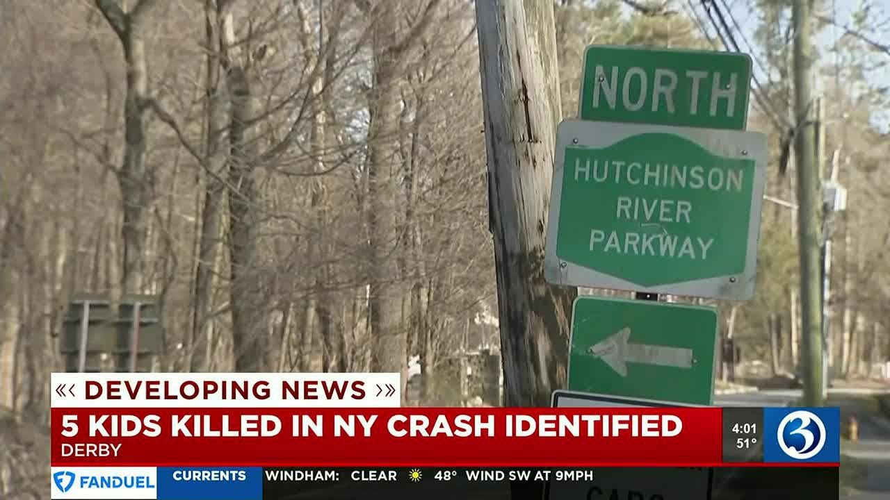 5 kids killed in NY crash identified - YouTube