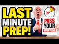 Job Interview Preparation Quiz