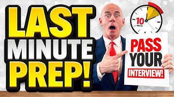 LAST-MINUTE INTERVIEW PREP! (TOP 7 ‘QUICK’ INTERVIEW ANSWERS!) How to PREPARE for a Job Interview!