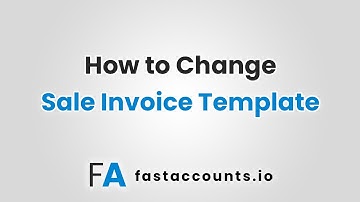 How to Change Sale Invoice Template