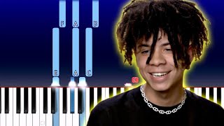 Video thumbnail of "iann dior - what is real (Piano Tutorial)"