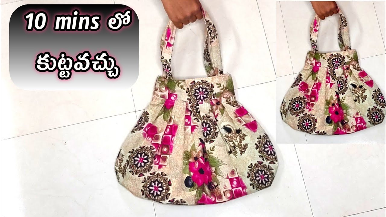 How to Make Purse from Cloth Bag | DIY Cloth Bag Purse - Very Simple -  YouTube