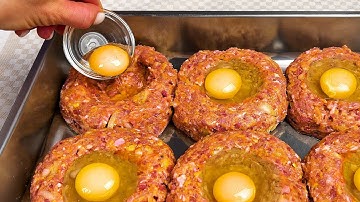 Man nehme einfach Hackfleisch und ein Ei! Unerwartet einfach und lecker!