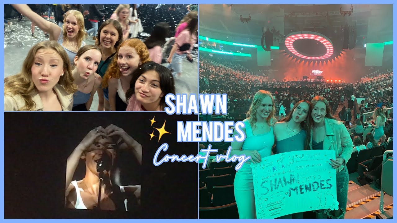 Shawn Mendes WONDER concert vlog !! Edmonton, AB YouTube