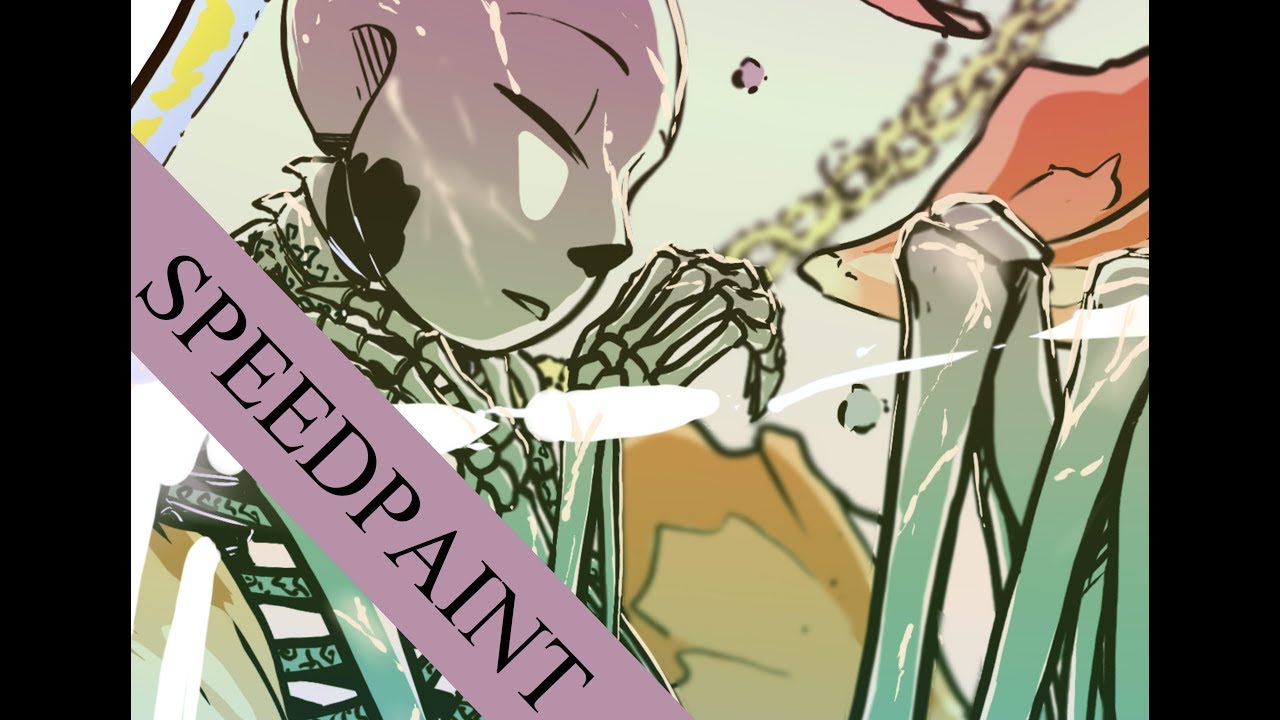 [SpeedPaint] UNDERTALE AU / Ink Sans