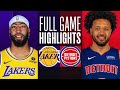 LAKERS At PISTONS FULL GAME HIGHLIGHTS November 29 2023 LAKERS At PISTONS FULL GAME HIGHLIGHTS November 29 2023