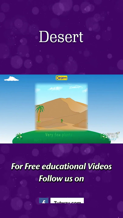 Desert | Sahara Desert | Desert Ecosystem | Environment, Land | Geography | Science #shorts