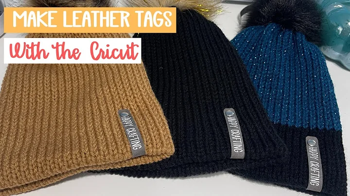 How to make Faux leather tags for beanies and othe...