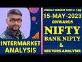 WMS-166, 15-05-2023 Onwards in Hindi... NIFTY, BANK NIFTY & SECTORS ANALYSIS #NIKKEI #GLOBALCYCLE