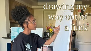 getting my life together in a week by creating nonstop | art vlog