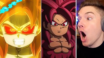 NEW Mini SSJ4 Goku & Manga Characters REACTION On Dragon Ball Z Dokkan Battle!