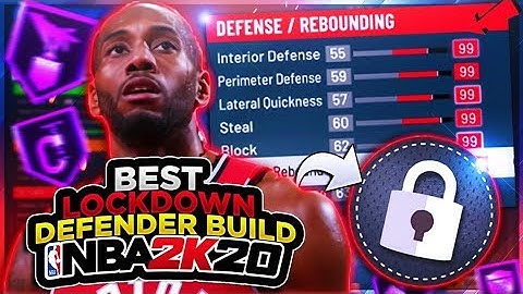 NBA2K20 KAWHI LEONARD BUILD! BEST SHOOTING LOCKDOWN BUILD BUILD 2K20! BEST SMALL FORWARD BUILD 2K20!