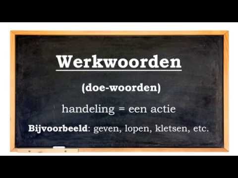 Video: Waarom Is Werkwoorde Nodig?