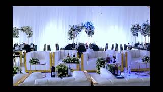 Emerald green and gold themed introduction.