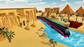 Water Surfer Bullet Train Simulator 2020 - Train Game - Level 1,2&3 screenshot 2