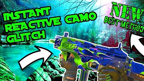 Black ops 4: New Instant reactive camo glitch! New method after patch! Fastest and easiest method!