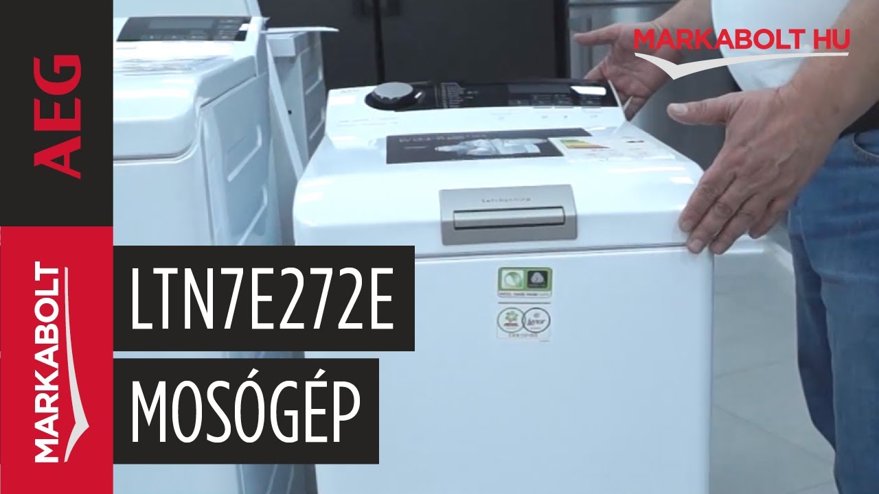 AEG LTN7E272E felültöltős mosógép – Márkabolt.hu - YouTube