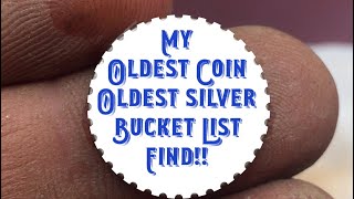 Oldest Coin I’ve Ever Found....and it’s Silver!!