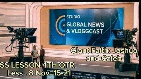 LIVE! GIANTS FAITH; JOSHUA AND CALEB NOVEMBER 15-21, 2025