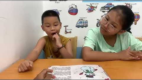 Tiếng Anh Giao Tiếp Phan Thiết: David and Ami practice Describing Snowman