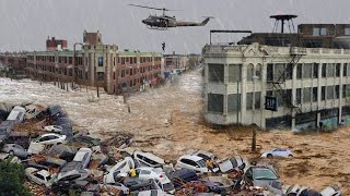 Германия уничтожена за 2 минуты! Разрушенные дома и машины, наводнения в Бизингене