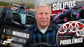 Mercedes Marca El Ritmo Alpine Sólido Problemas En Audi Y Más Equipos Test F1 Barcelona Día 3