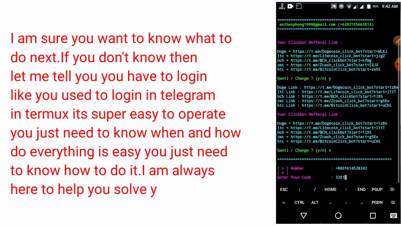 New Script for Telegram Clickbot Multiple Numbers Auto Withdraw Auto Complete Every Task