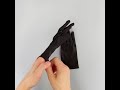 カラーフォーマル用　サテンショート手袋　ブラック400-320　(Satin short gloves for color formal wear)