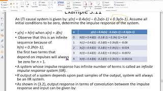 DSP - Chapter 3 - Impulse Response