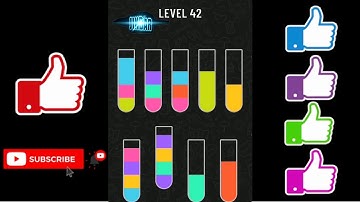 NEW GAME Water Sort Puzzle Level 42