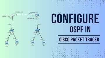 How to Configure OSPF in CISCO Router? Packet Tracer Basic Lab