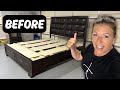 Budget Friendly Bedframe Transformation❤️Furniture Makeover
