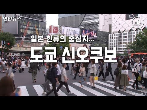 일본 한류의 중심지..도쿄 신오쿠보 / 연합뉴스 (Yonhapnews)