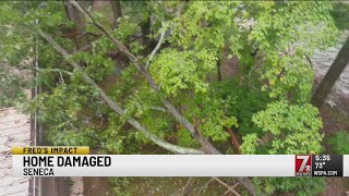 Roads and businesses flooded in Haywood County