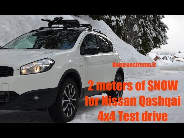 Nissan Qashqai 4x4 Off-Road on the snow - Driving into SNOW HEAVEN 