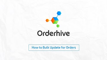 How to Bulk Update for Orders