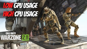 How to FIX High CPU Usage in WARZONE 2.0 & Low GPU Usage ( Low FPS )