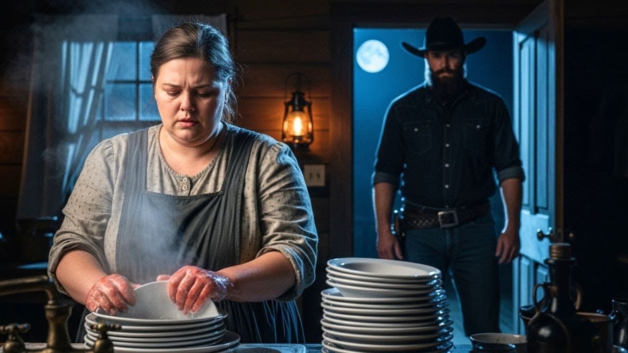 Femme Obèse à la Vaisselle — Le Cowboy en Colère Refusa de la Laisser Partir.