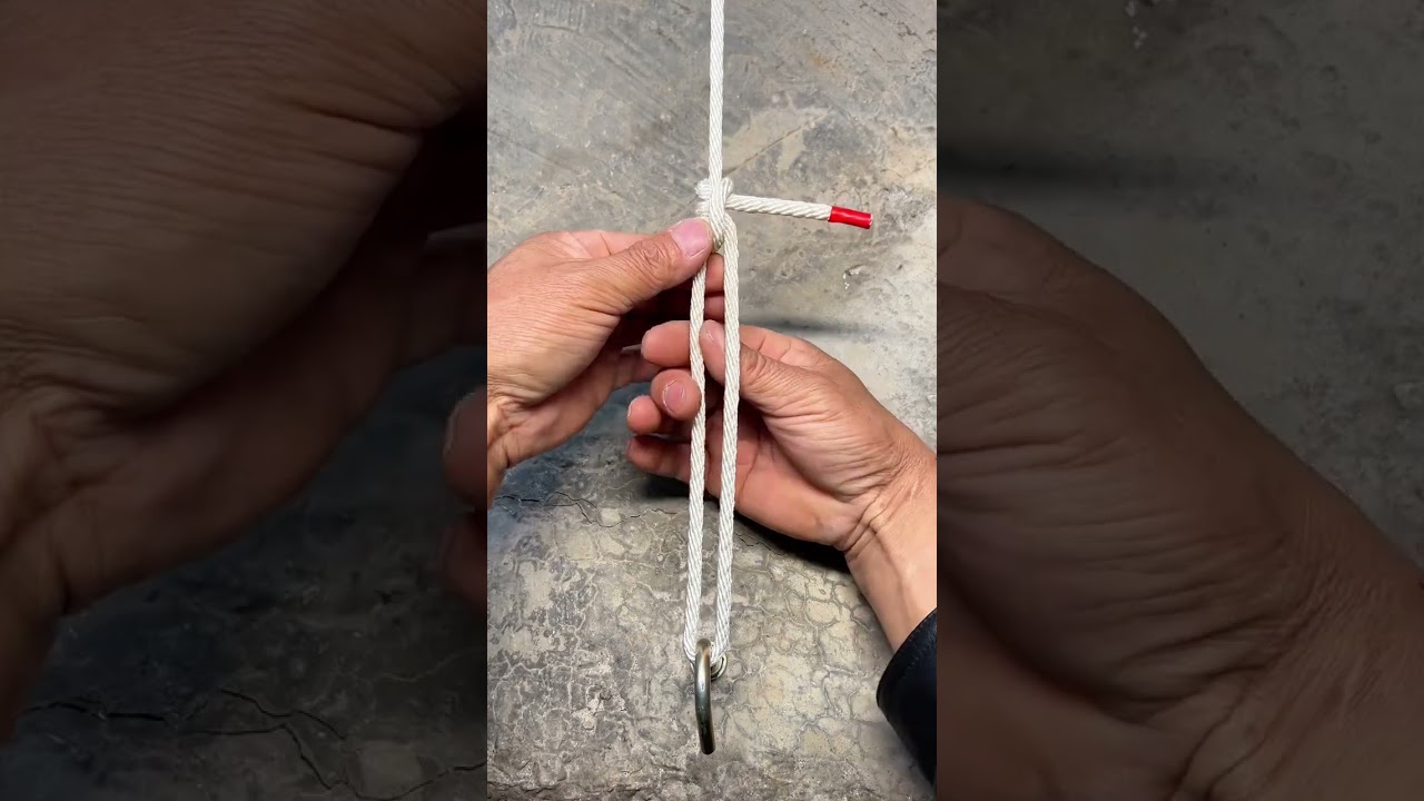 Adjustable elastic nail knots are very practical in life, rope technology is a good helper in li