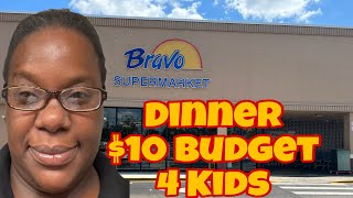 FEEDING MY 4 KIDS DINNER WITH A $10 BUDGET😳👀👀