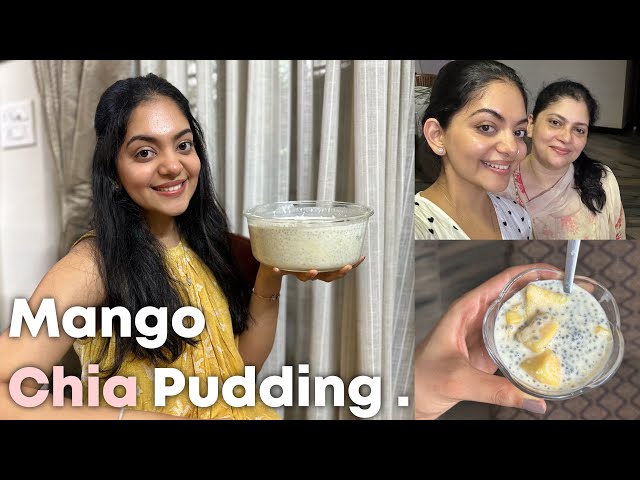 Mango Chia Pudding | Sulu Aunty’s Recipe | Ahaana Krishna class=