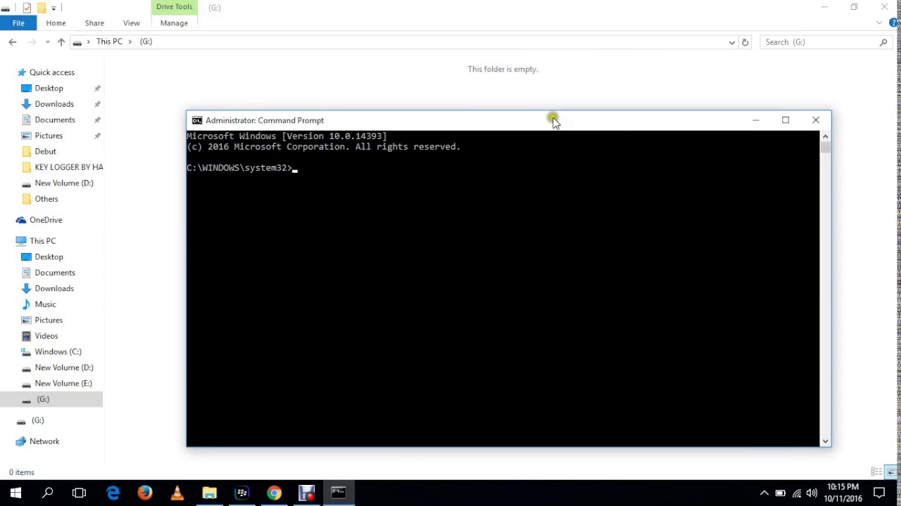 How to fix (unhide files) usb using cmd which is infected by virus ...